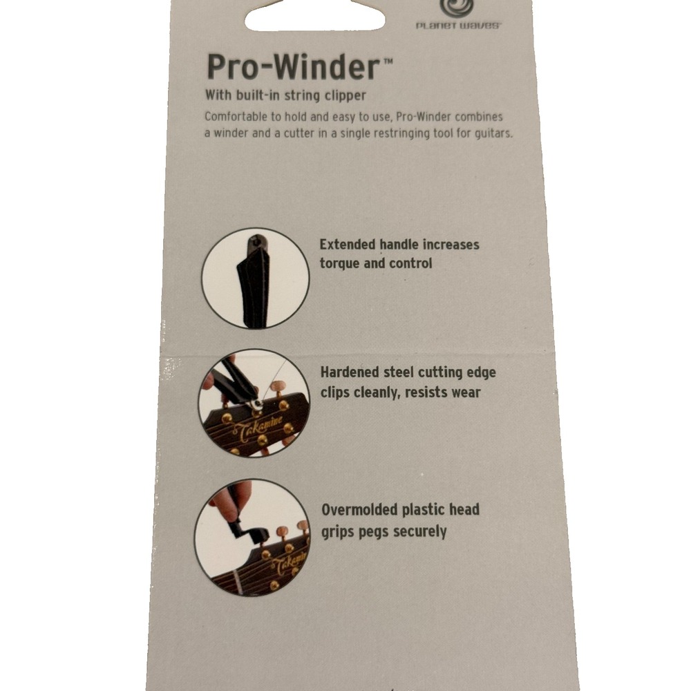 D'Addario Planet Waves DP0002 Pro-Winder Guitar String Cutter Clipper ORIG MODEL - Picture 3 of 6